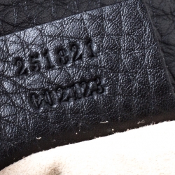 مملوكة مسبقًا Gucci Black Leather Small 1973 Chain Crossbody Bag