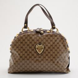 مملوكة مسبقًا Gucci Babouska Crystal GG Crest Dome Bag