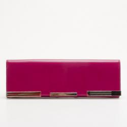 Pre Owned Gucci Purple Broadway Microguccissima Evening Bag