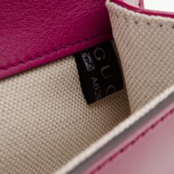 Pre Owned Gucci Purple Broadway Microguccissima Evening Bag