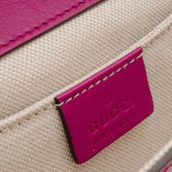 Pre Owned Gucci Purple Broadway Microguccissima Evening Bag