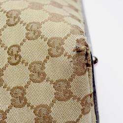 Pre Owned Gucci Brown Gucci Craft Original GG Canvas Tote