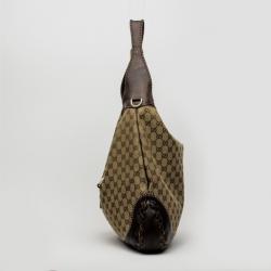Pre Owned Gucci Monogram Large Jackie Hobo Shoulder Bag 