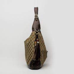 Pre Owned Gucci Monogram Large Jackie Hobo Shoulder Bag 