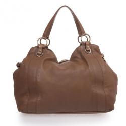 مملوكة مسبقًا Gucci Moka Soft Icon Leather Hobo Bag