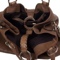 مملوكة مسبقًا Gucci Moka Soft Icon Leather Hobo Bag