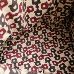 Pre Owned Gucci Chocolate Guccissima Leather 'Hysteria' Large Tote