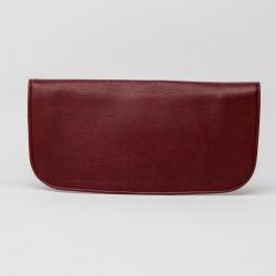 Pre Owned Gucci Red Leather 1973 Clutch