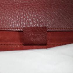 Pre Owned Gucci Red Leather 1973 Clutch
