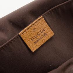 Pre Owned Gucci Classic GG Monogram Bamboo Handle Handbag