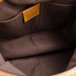 Pre Owned Gucci Classic GG Monogram Bamboo Handle Handbag