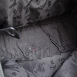 Pre Owned Gucci Black Pelham Python Tote 