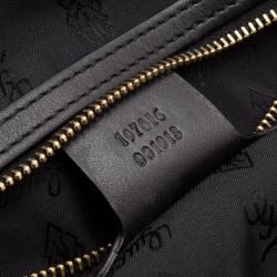 مملوكة مسبقًا Gucci Black and Gold Tapestry Hysteria Bag