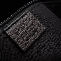 Pre Owned Gucci Black Abbey Large Tote 