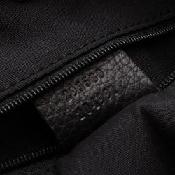 Pre Owned Gucci Black Abbey Large Tote 