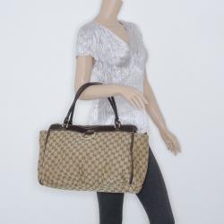 مملوكة مسبقًا Gucci Monogram Large Abbey Tote