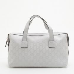 Gucci Silver GG Imprimé Tote