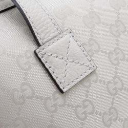 Pre Owned Gucci Silver GG Imprimé Tote