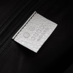 Pre Owned Gucci Silver GG Imprimé Tote