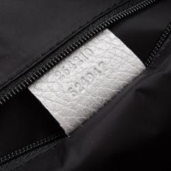 Pre Owned Gucci Silver GG Imprimé Tote