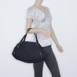 Pre Owned Gucci Black 'Pelham' Medium Shoulder Handbag 