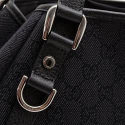 Pre Owned Gucci Black 'Pelham' Medium Shoulder Handbag 