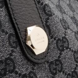 مملوكة مسبقًا Gucci Grey GG Denim Canvas Bucket Tote