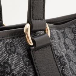 مملوكة مسبقًا Gucci Grey GG Denim Canvas Bucket Tote