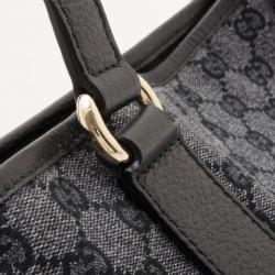 مملوكة مسبقًا Gucci Grey GG Denim Canvas Bucket Tote