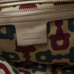 مملوكة مسبقًا Gucci Cream Guccissima 85th Anniversary Hobo