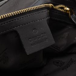 مملوكة مسبقًا Gucci Black Leather New Jackie Hobo 