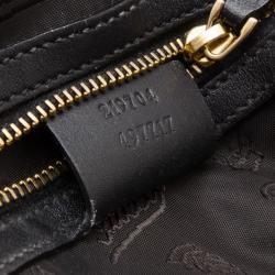 مملوكة مسبقًا Gucci Black Leather New Jackie Hobo 