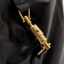 مملوكة مسبقًا Gucci Black Leather New Jackie Hobo 