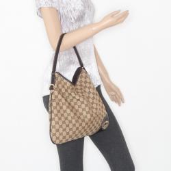 Pre Owned Gucci New Britt Medium Hobo