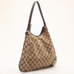 Pre Owned Gucci New Britt Medium Hobo