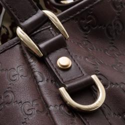 مملوكة مسبقًا Gucci Guccissima Leather Abbey Medium Tote