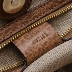 مملوكة مسبقًا Gucci Brown GG Tassel Tote