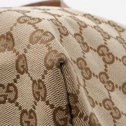 مملوكة مسبقًا Gucci Brown GG Tassel Tote