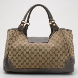 مملوكة مسبقًا Gucci Monogram Horsebit Large Tote