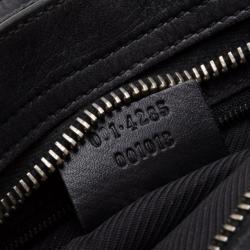 Pre Owned Gucci Black GG Monogram Canvas Shoulder Bag