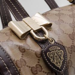Pre Owned Gucci Duchessa Small Boston Bag