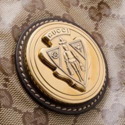 Pre Owned Gucci Crystal Hysteria Medium Hobo Handbag 