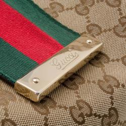 مملوكة مسبقًا  Gucci New Ladies Web GG Hobo Bag