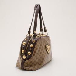 Gucci Babouska Crystal GG Crest Dome Bag