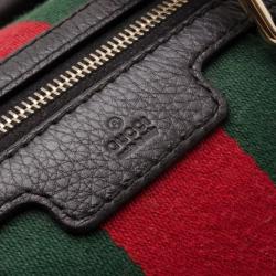 مملوكة مسبقًا Gucci Black Leather Medium Boston Satchel