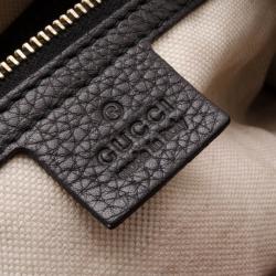 مملوكة مسبقًا Gucci Black Leather Medium Boston Satchel