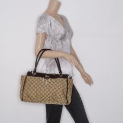 مملوكة مسبقًا Gucci Monogram Large Abbey Tote with Wallet