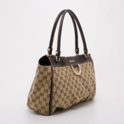 Gucci Monogram Large Abbey Tote with Wallet