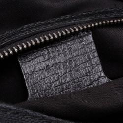 مملوكة مسبقًا Gucci Black Monogram Horsebit Hobo