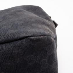 مملوكة مسبقًا Gucci Black Monogram Horsebit Hobo